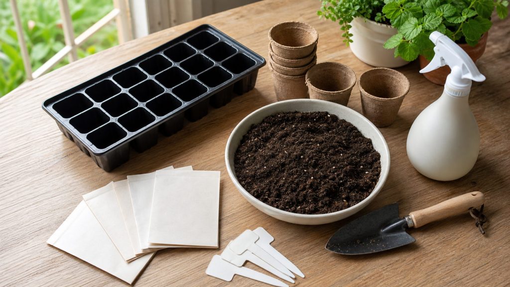 Materiales necesarios para hacer un semillero en casa