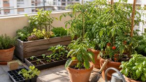Cultivos de verano para plantar en julio en un huerto urbano