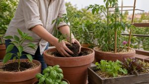 Cultivos de verano para plantar en junio en un huerto urbano